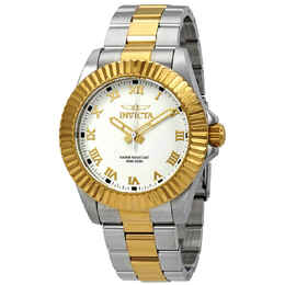 Invicta Pro Diver White Dial Two-tone Mens Watch Model 16740