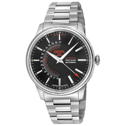Gevril Guggenheim Automatic Black Dial Mens Watch 49200b