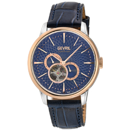Gevril Mulberry Automatic Blue Dial Mens Watch 9615