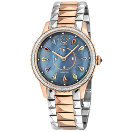 Gevril Siena Mother of Pearl Dial Quartz Ladies Watch 11735b