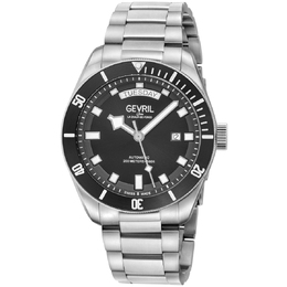 Gevril Yorkville Automatic Black Dial Mens Watch 48630B