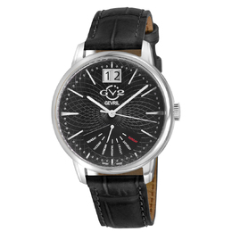 GV2 by Gevril Rovescio Quartz Black Dial Mens Watch 56210
