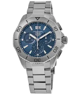 Tag Heuer Aquaracer Professional 200 Quartz Chronograph Blue Dial Steel Men's Watch cbp1113.ba0627