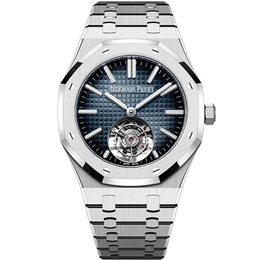 Audemars Piguet Royal Oak ''50th Anniversary'' Flying Tourbillon Automatic Blue Dial Mens Watch 26730st.oo.1320st.01
