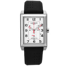 Locman Classic Chronograph Quartz White Dial Mens Watch 242wh2bk