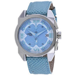 Locman Classic Chronograph Quartz Blue Dial Ladies Watch 161MOPLB/LB