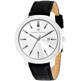 Christian Van Sant Octavius Slim Quartz Silver Dial Mens Watch cv0531