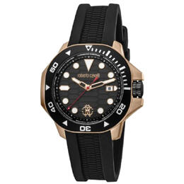 Roberto Cavalli Fashion Watch Quartz Black Dial Mens Watch rc5g044p0085
