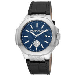 Roberto Cavalli Fashion Watch Quartz Blue Dial Mens Watch rc5g050l0015