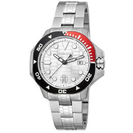 Roberto Cavalli Fashion Watch Quartz Silver Dial Mens Watch rc5g044m0015