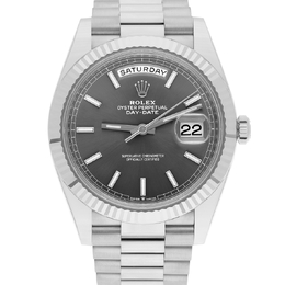 Rolex Day-date Automatic Chronometer Grey Dial Mens Watch 228239rsp