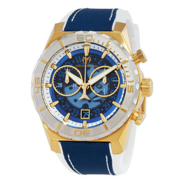 Technomarine tm-519007 Reef Chronograph Quartz Mens Watch - Blue Dial