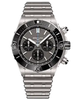 Breitling Super Chronomat B01 44 Automatic Chronograph Grey Dial Titanium Men's Watch EB0136251M1E1