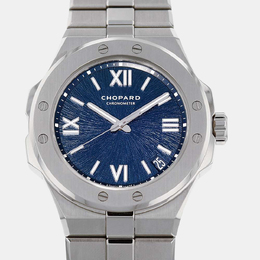 Chopard Blue Stainless Steel Eagle 298600-3001 Men's Wristwatch 41 mm 674579