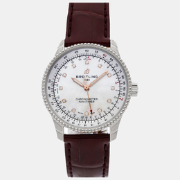 Breitling White Shell Navitimer 35mm - Item A17395211A1P2