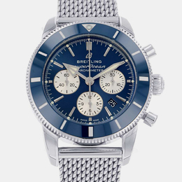Breitling Blue Dial Stainless Steel AB0162161C1A1 Automatic Men's Watch