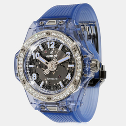 Hublot Grey Sapphire Big Bang 465.JL.4802.RT.1204 Automatic Women's Wristwatch 39 mm 948246