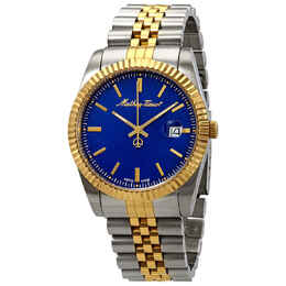 Mathey-Tissot Mathey III Quartz Blue Dial Mens Watch h810bbu