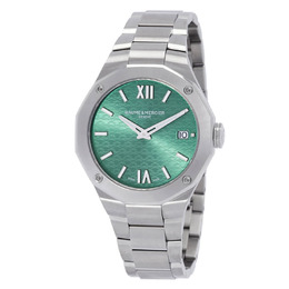 Baume & Mercier Riviera Quartz Green Dial Ladies Watch 10683