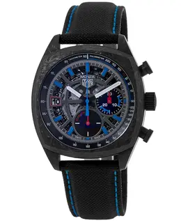 Tag Heuer Monza Flyback Chronometer Special Edition Grey Dial Fabric Strap Men's Watch cr5090.fn6001