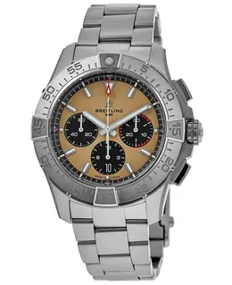 Breitling Avenger B01 Chronograph 44 Brown Dial Stainless Steel Men's Watch AB0147101A1A1