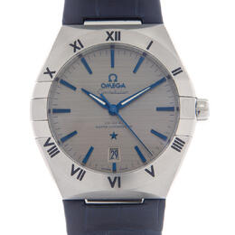 Pre-owned Omega Constellation Co-Axial Automatic Chronometer Grey Dial Mens Watch, Article 131.13.39.20.06.002