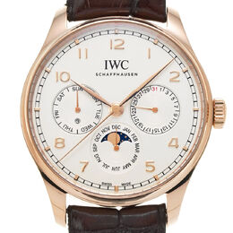 IWC Portugieser Perpetual Moon Phase Automatic Mens Watch IW344202