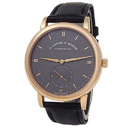 Pre-owned A. Lange & Sohne Saxonia Automatic Grey Dial Mens Watch 307.033