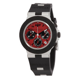 Bulgari Aluminium Chronograph Automatic Red Dial Mens Watch 103701