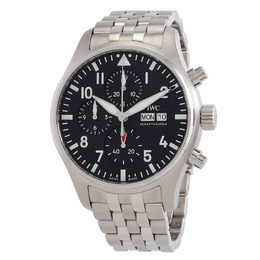 IWC Pilot's Chronograph Automatic IW378002 Black Dial Men's Watch