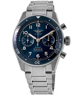 Longines Spirit Flyback Blue Dial Steel Men's Watch, Model L3.821.4.93.6
