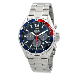Men's Orient Mako Chronograph Watch RA-TX0201L10B