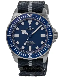 New Tudor Pelagos FXD M25707B/22-0001 Automatic Blue Dial Fabric Strap Men's Watch