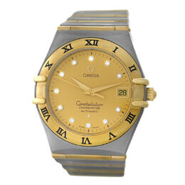 Pre-owned Omega Constellation '95 Automatic Diamond Dial Watch Model 1202.15