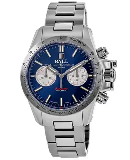 Ball Engineer Hydrocarbon Racer Chronograph Blue Dial Steel Men's Watch CM2198C-S2CJ-BE