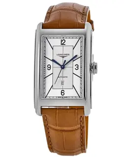 Longines DolceVita Silver Dial Leather Strap Men's Watch l5.757.4.73.3
