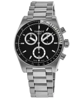 Authentic Tissot PR516 Chronograph Stainless Steel Men's Watch, Model T149.417.11.051.00