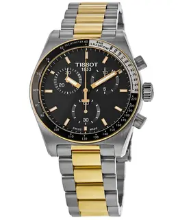 Tissot PR516 Chronograph - Black Dial Stainless Steel Men's Watch (Model: t149.417.22.051.00)