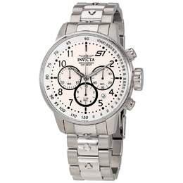 Invicta S1 Rally Chronograph Silver Dial Mens Watch, Product Code 23078
