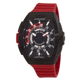 skf46dvscdtttnrbr Franck Muller Skafander Automatic Black Dial Mens Watch