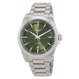 Longines Conquest Automatic Mens Watch L3.830.4.02.6 Green Dial