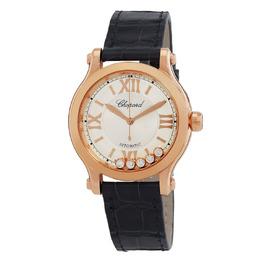 Chopard Happy Sport Automatic Chronometer Silver Dial Ladies Watch 275378 5001