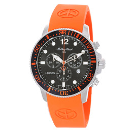 Mathey-Tissot Lagoon Chronograph Quartz Black Dial Mens Watch h123chalo