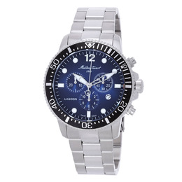 Mathey-Tissot Lagoon Chronograph Quartz Blue Dial Mens Watch h123chabun