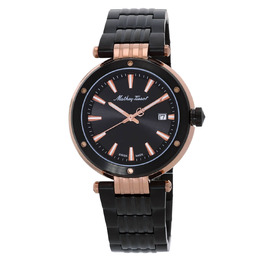 Mathey-Tissot Neptune Quartz Black Dial Mens Watch h912nr