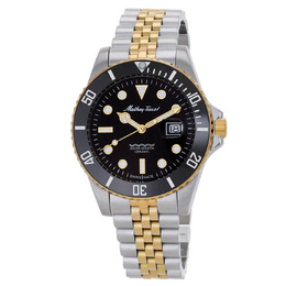 Mathey-Tissot Mathy Ceramic Quartz Black Dial Mens Watch h901crbn