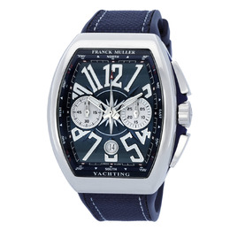 Franck Muller Vanguard Yachting Chronograph Automatic Blue Dial Mens Watch V45CCDTYACHTINGACBL(BLBLCAC)
