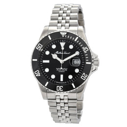 Mathey-Tissot Mathy Ceramic Quartz Black Dial Mens Watch h901cran