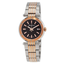 Mathey-Tissot Neptune Quartz Black Dial Ladies Watch d912rn