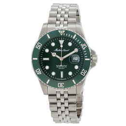 Mathey-Tissot Mathy Ceramic Quartz Green Dial Mens Watch h901crav